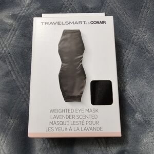 TRAVELSMART By CONAIR Weighted Eye Mask, Black